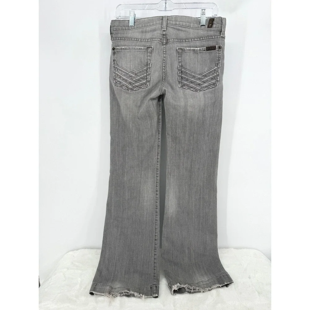7 For All Mankind Dojo Jeans Gray Womens 28‎